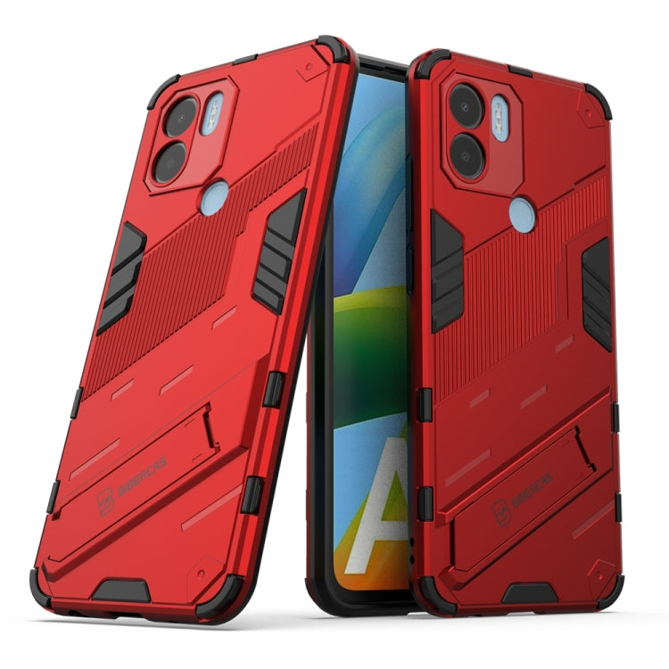 For Xiaomi Redmi A1+ Punk Armor 2 in 1 PC + TPU Phone Case with Invisible Holder
