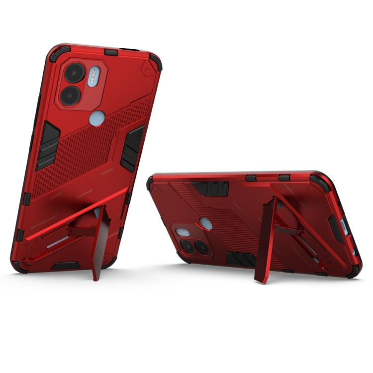 For Xiaomi Redmi A1+ Punk Armor 2 in 1 PC + TPU Phone Case with Invisible Holder