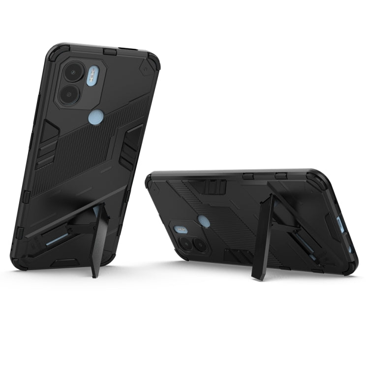 For Xiaomi Redmi A1+ Punk Armor 2 in 1 PC + TPU Phone Case with Invisible Holder