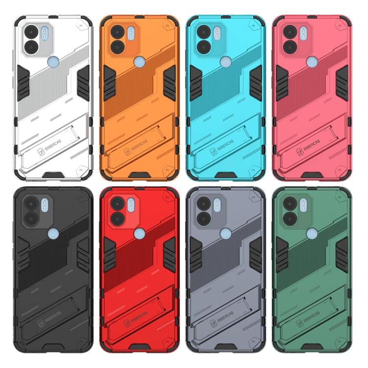 For Xiaomi Redmi A1+ Punk Armor 2 in 1 PC + TPU Phone Case with Invisible Holder