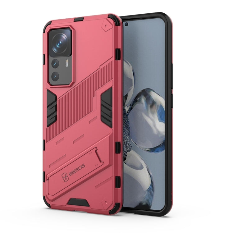 For Xiaomi 12T/12T Pro/Redmi K50 Ultra Punk Armor 2 in 1 PC + TPU Phone Case with Invisible Holder