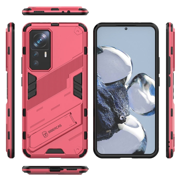 For Xiaomi 12T/12T Pro/Redmi K50 Ultra Punk Armor 2 in 1 PC + TPU Phone Case with Invisible Holder