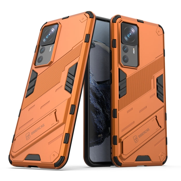 For Xiaomi 12T/12T Pro/Redmi K50 Ultra Punk Armor 2 in 1 PC + TPU Phone Case with Invisible Holder