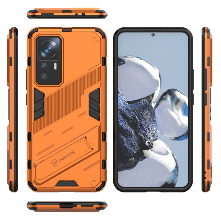 For Xiaomi 12T/12T Pro/Redmi K50 Ultra Punk Armor 2 in 1 PC + TPU Phone Case with Invisible Holder