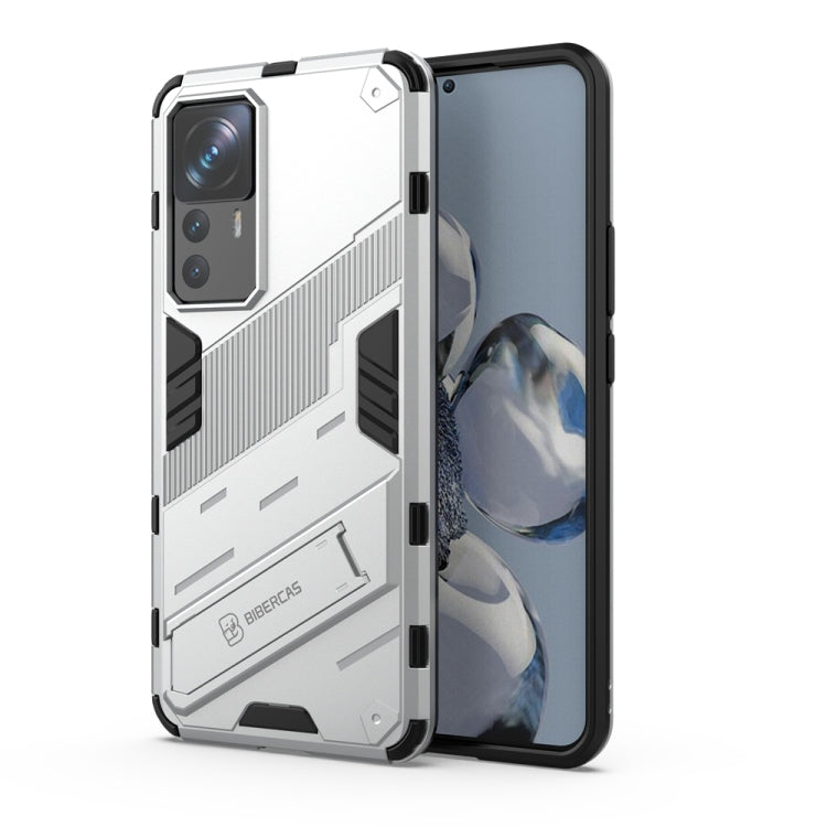 For Xiaomi 12T/12T Pro/Redmi K50 Ultra Punk Armor 2 in 1 PC + TPU Phone Case with Invisible Holder
