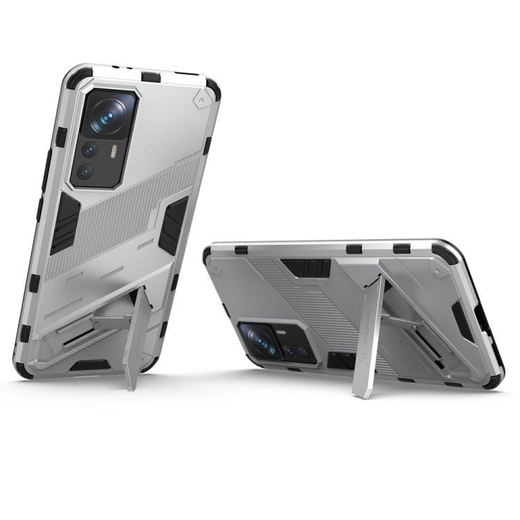 For Xiaomi 12T/12T Pro/Redmi K50 Ultra Punk Armor 2 in 1 PC + TPU Phone Case with Invisible Holder