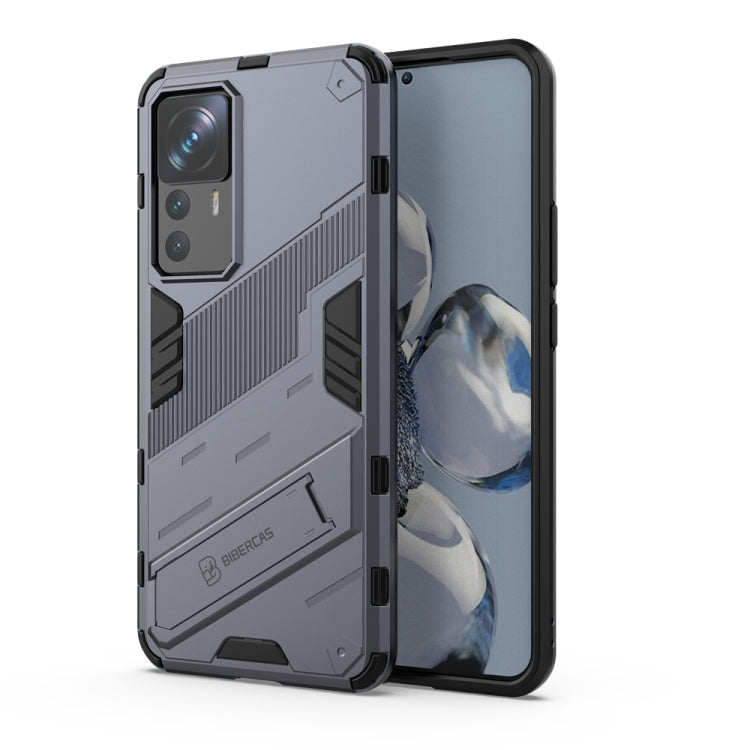 For Xiaomi 12T/12T Pro/Redmi K50 Ultra Punk Armor 2 in 1 PC + TPU Phone Case with Invisible Holder