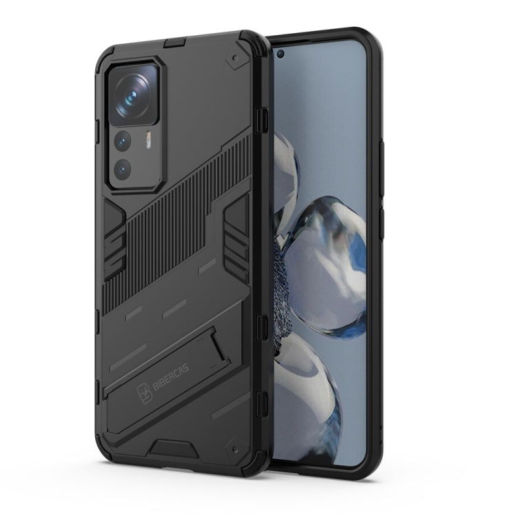 For Xiaomi 12T/12T Pro/Redmi K50 Ultra Punk Armor 2 in 1 PC + TPU Phone Case with Invisible Holder