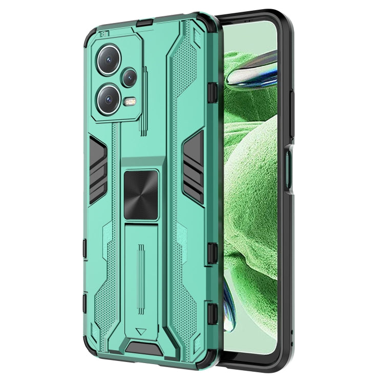 For Xiaomi Redmi Note 12 5G China / Global / India Supersonic PC + TPU Shock-proof Protective Case with Holder