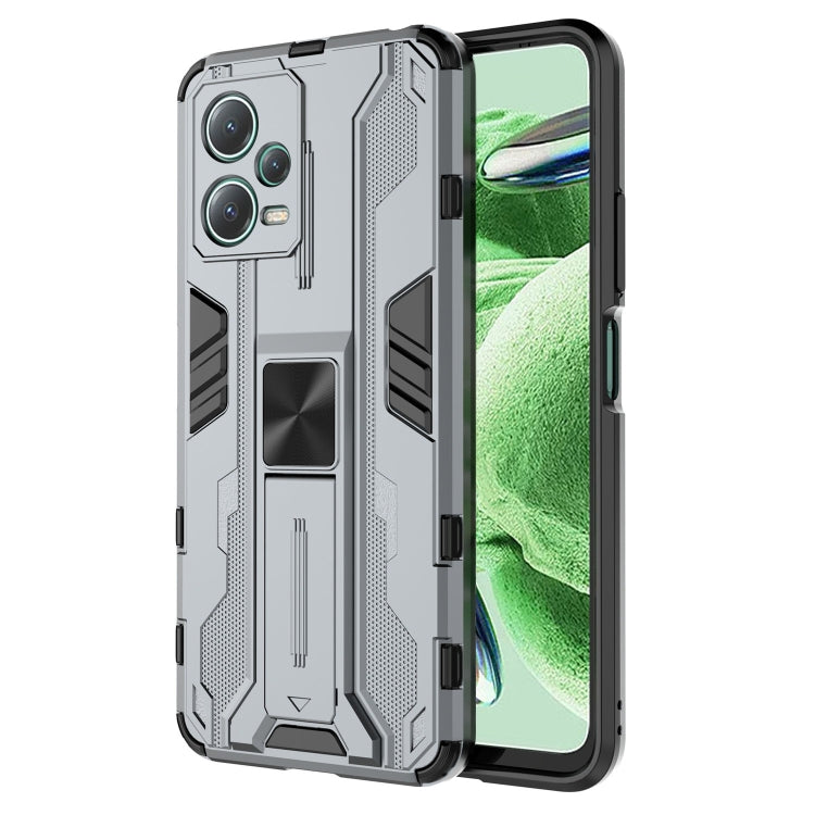 For Xiaomi Redmi Note 12 5G China / Global / India Supersonic PC + TPU Shock-proof Protective Case with Holder