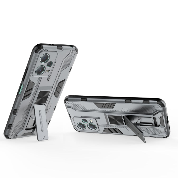 For Xiaomi Redmi Note 12 5G China / Global / India Supersonic PC + TPU Shock-proof Protective Case with Holder