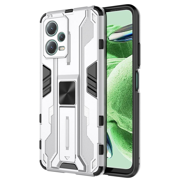 For Xiaomi Redmi Note 12 5G China / Global / India Supersonic PC + TPU Shock-proof Protective Case with Holder