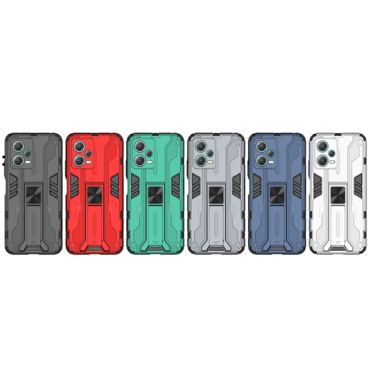 For Xiaomi Redmi Note 12 5G China / Global / India Supersonic PC + TPU Shock-proof Protective Case with Holder