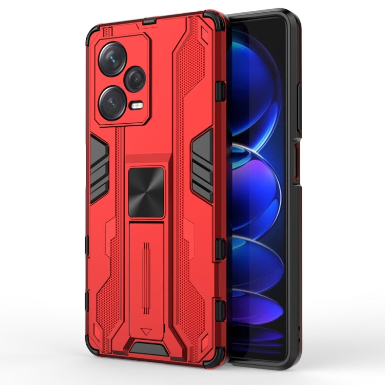For Xiaomi Redmi Note 12 Pro+ China Supersonic PC + TPU Shock-proof Protective Case with Holder