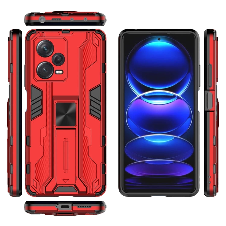 For Xiaomi Redmi Note 12 Pro+ China Supersonic PC + TPU Shock-proof Protective Case with Holder