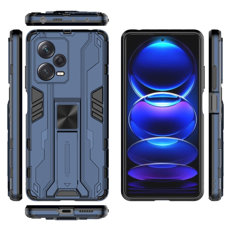 For Xiaomi Redmi Note 12 Pro+ China Supersonic PC + TPU Shock-proof Protective Case with Holder