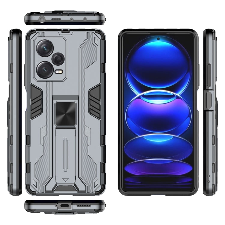 For Xiaomi Redmi Note 12 Pro+ China Supersonic PC + TPU Shock-proof Protective Case with Holder