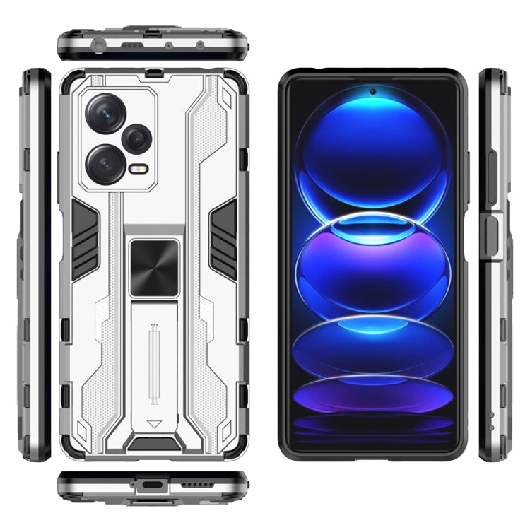 For Xiaomi Redmi Note 12 Pro+ China Supersonic PC + TPU Shock-proof Protective Case with Holder