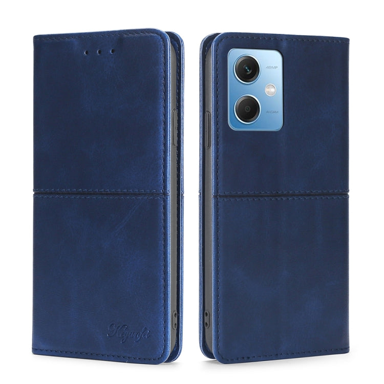 For Xiaomi Redmi Note 12 China Cow Texture Magnetic Leather Phone Case