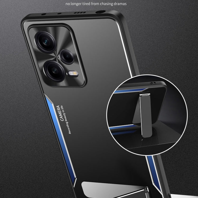 For Xiaomi Redmi Note 12 China Blade Series TPU + Titanium Alloy Phone Case