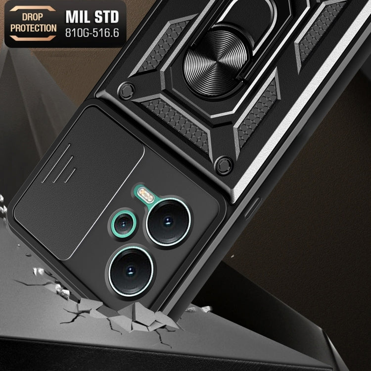 For Xiaomi Redmi Note 12 5G Global / Poco X5 Sliding Camera Design TPU + PC Phone Case