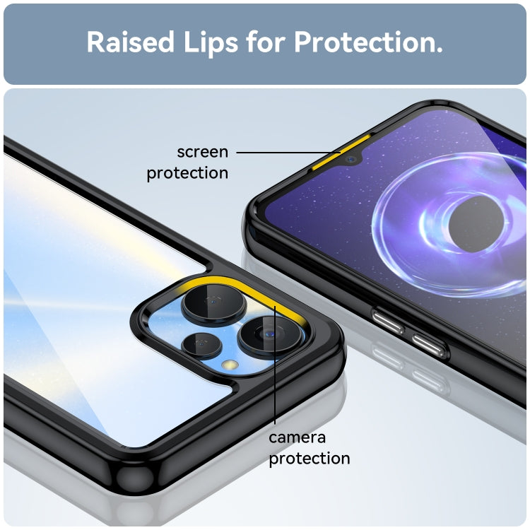 For Realme V20 5G Colorful Series Acrylic + TPU Phone Case