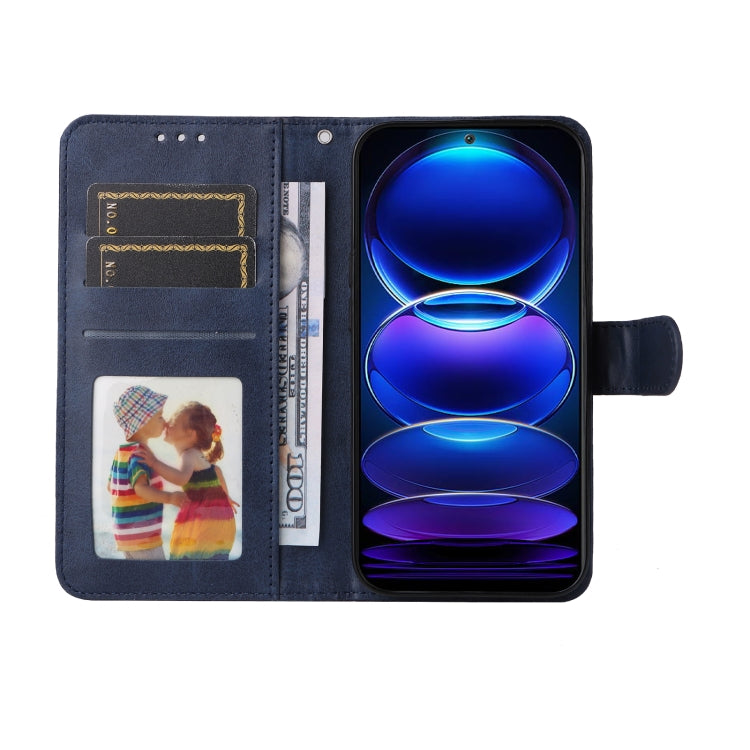 For Xiaomi Redmi Note 12 China Classic Calf Texture Flip Leather Case