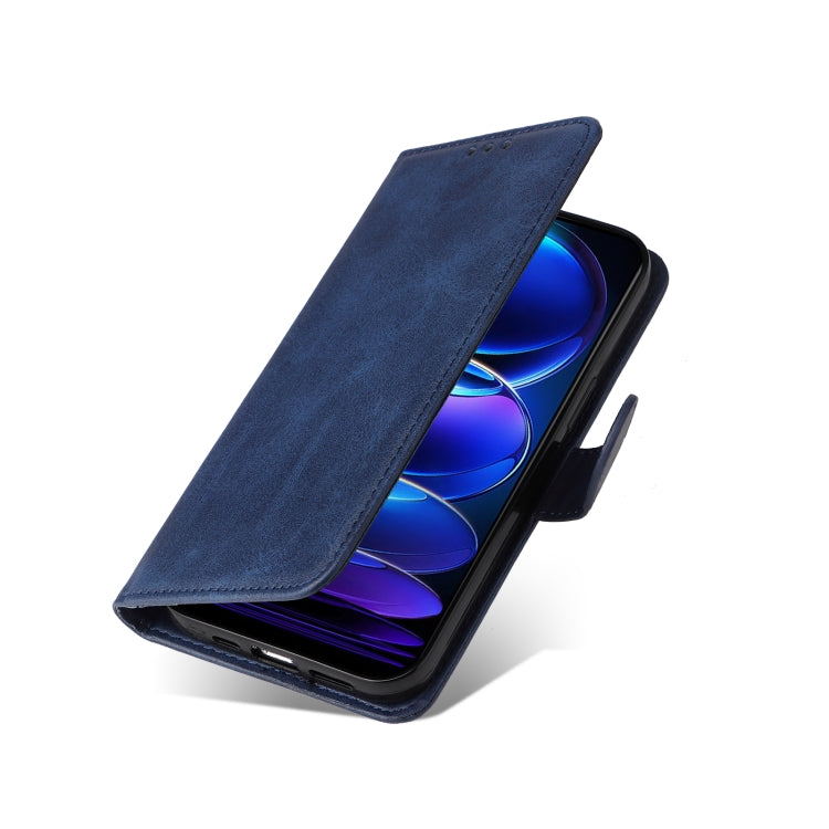 For Xiaomi Redmi Note 12 China Classic Calf Texture Flip Leather Case