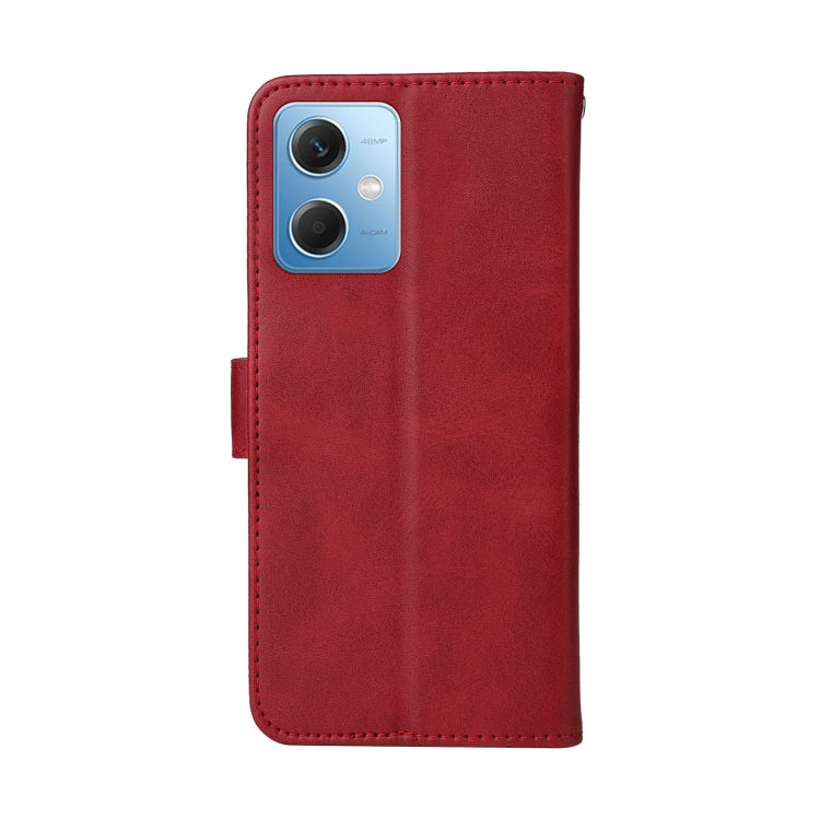 For Xiaomi Redmi Note 12 China Classic Calf Texture Flip Leather Case