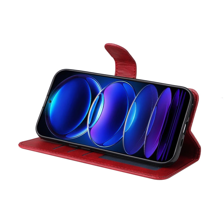 For Xiaomi Redmi Note 12 China Classic Calf Texture Flip Leather Case