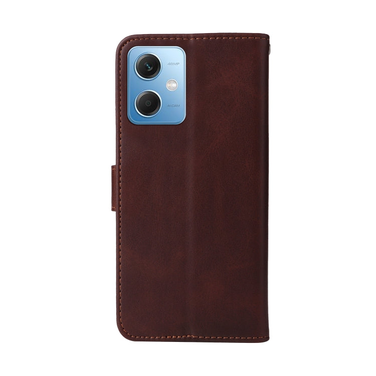 For Xiaomi Redmi Note 12 China Classic Calf Texture Flip Leather Case