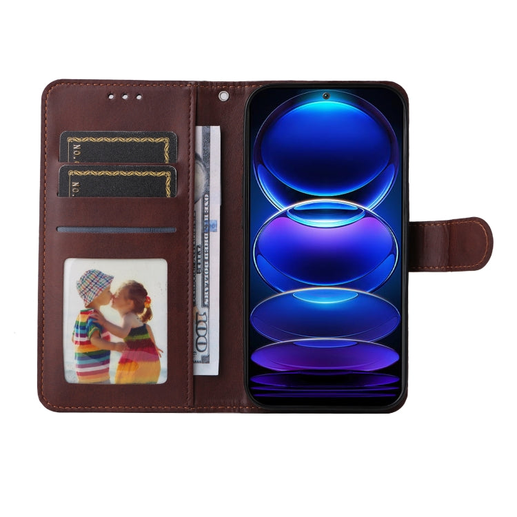 For Xiaomi Redmi Note 12 China Classic Calf Texture Flip Leather Case