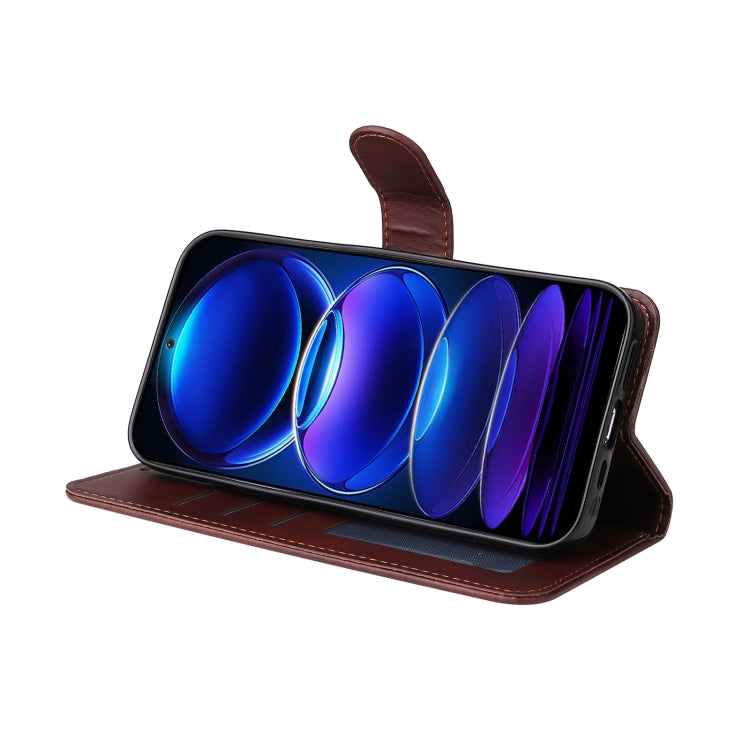 For Xiaomi Redmi Note 12 China Classic Calf Texture Flip Leather Case