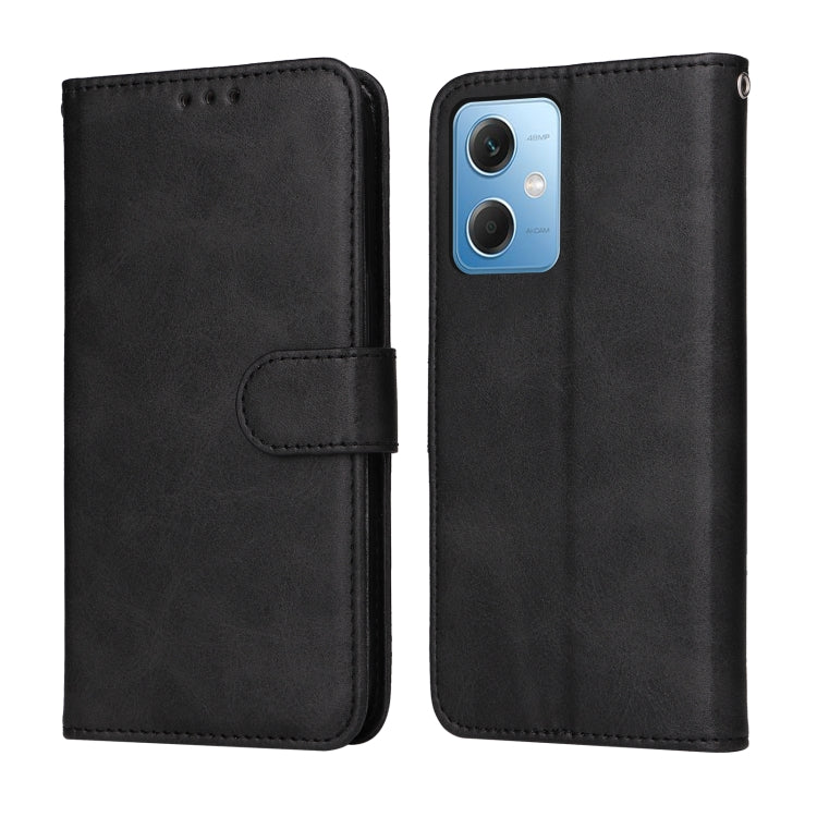 For Xiaomi Redmi Note 12 China Classic Calf Texture Flip Leather Case