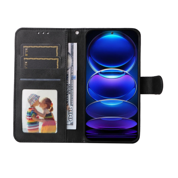 For Xiaomi Redmi Note 12 China Classic Calf Texture Flip Leather Case