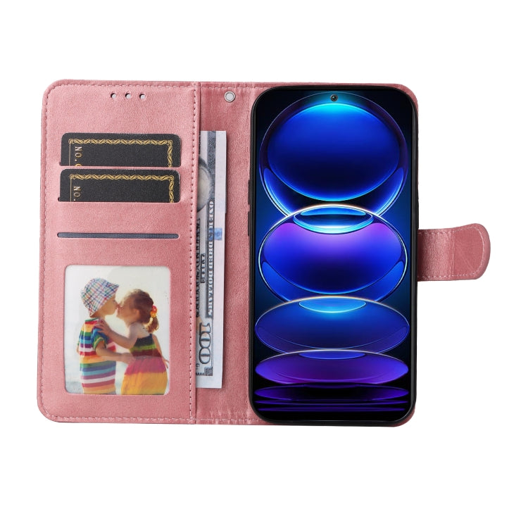 For Xiaomi Redmi Note 12 China Classic Calf Texture Flip Leather Case