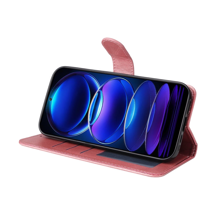 For Xiaomi Redmi Note 12 China Classic Calf Texture Flip Leather Case