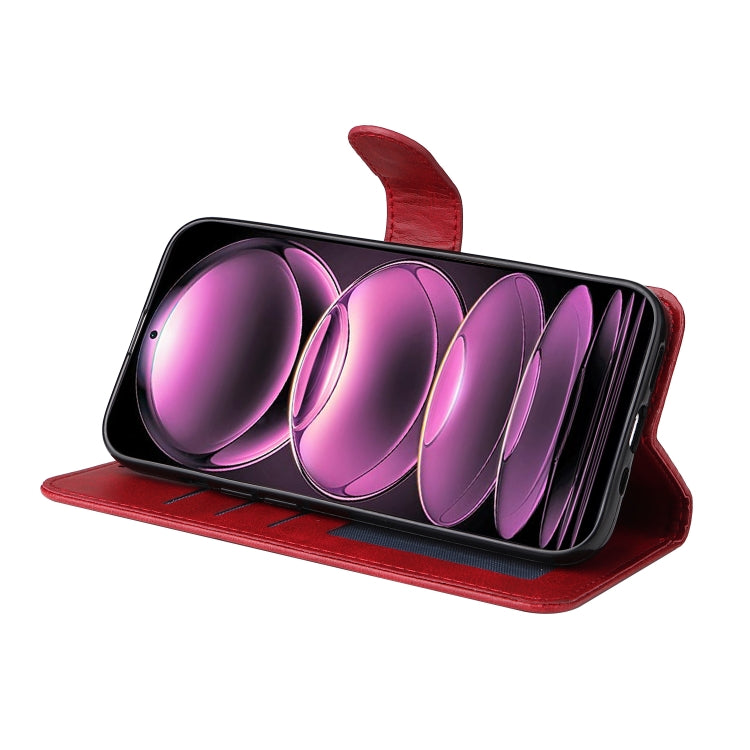 For Xiaomi Redmi Note 12 Pro 5G China Classic Calf Texture Flip Leather Case