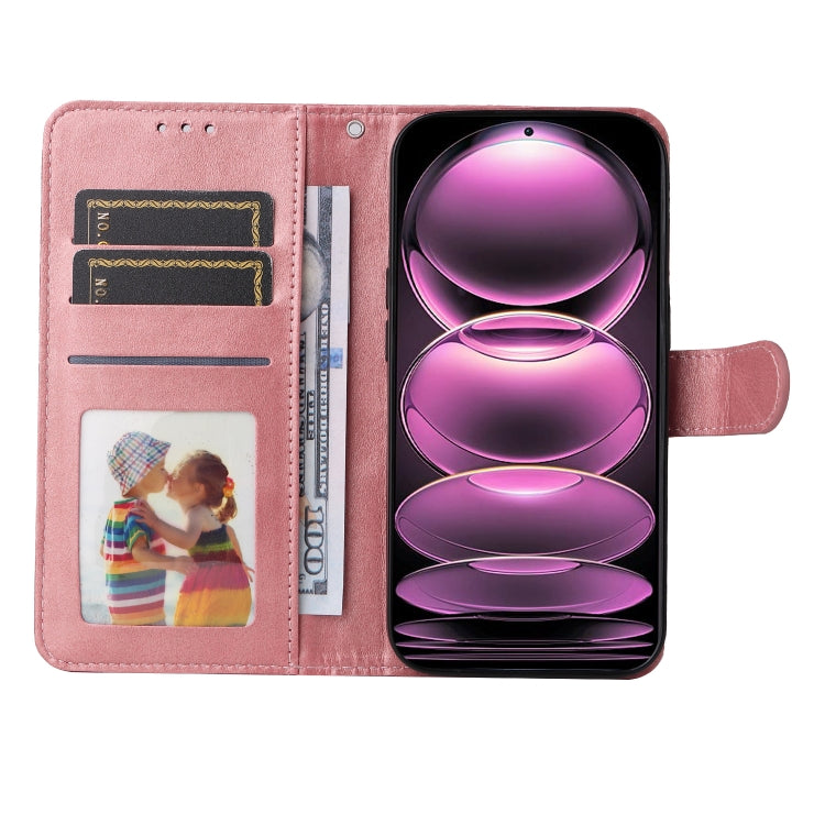 For Xiaomi Redmi Note 12 Pro 5G China Classic Calf Texture Flip Leather Case