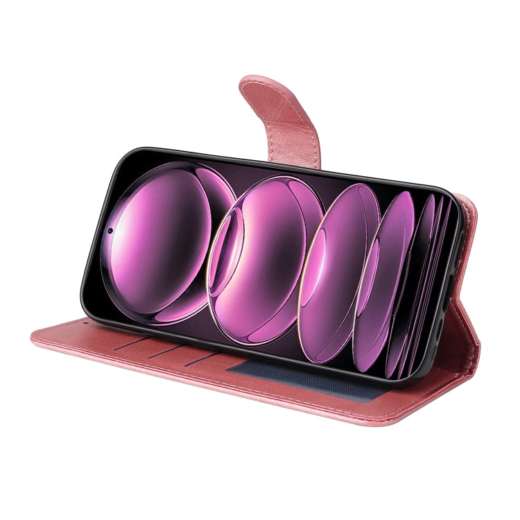 For Xiaomi Redmi Note 12 Pro 5G China Classic Calf Texture Flip Leather Case