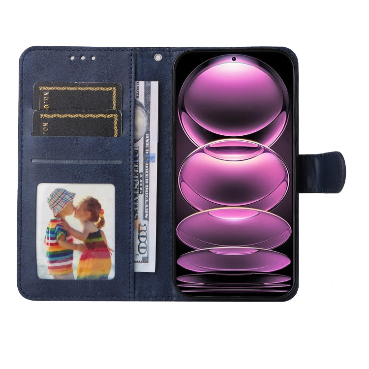 For Xiaomi Redmi Note 12 Pro+ China Classic Calf Texture Flip Leather Case