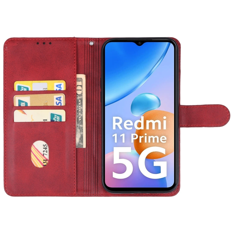 For Xiaomi Redmi 11 Prime 5G Leather Phone Case