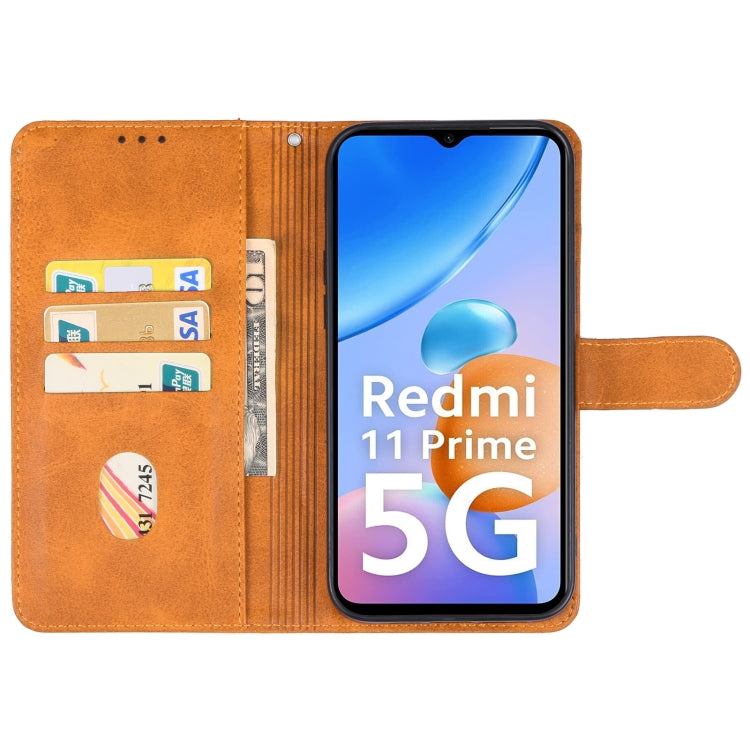 For Xiaomi Redmi 11 Prime 5G Leather Phone Case