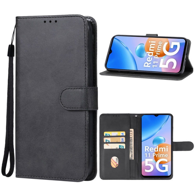 For Xiaomi Redmi 11 Prime 5G Leather Phone Case