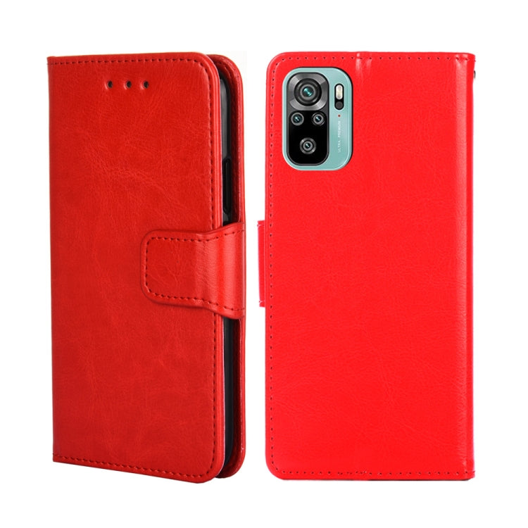 For Xiaomi Poco M5s 4G/Redmi Note 11 SE India Crystal Texture Horizontal Flip Leather Phone Case