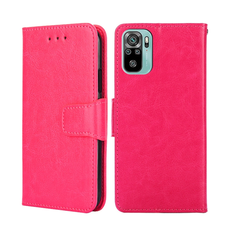 For Xiaomi Poco M5s 4G/Redmi Note 11 SE India Crystal Texture Horizontal Flip Leather Phone Case