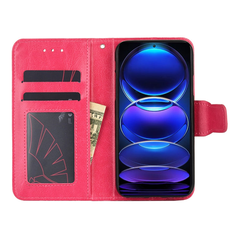 For Xiaomi Poco M5s 4G/Redmi Note 11 SE India Crystal Texture Horizontal Flip Leather Phone Case