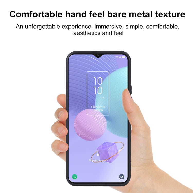 For TCL 405 / 406 / T506D TPU Phone Case(Black)