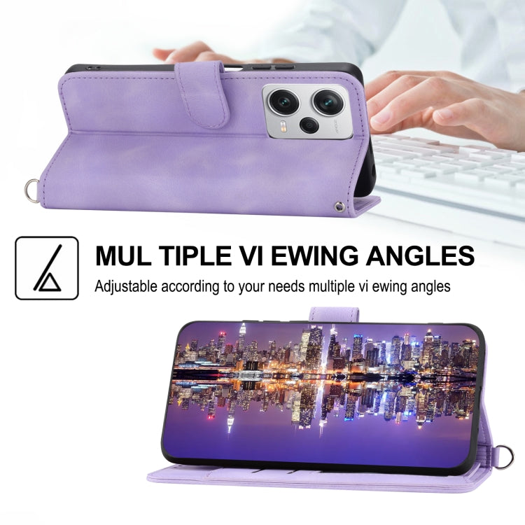 For Xiaomi Redmi Note 12 Pro+ China Skin-feel Flowers Embossed Wallet Leather Phone Case