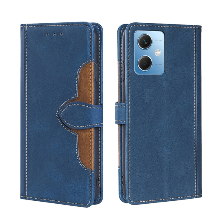 For Xiaomi Redmi Note 12 China Skin Feel Magnetic Buckle Leather Phone Case